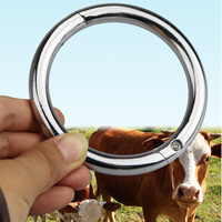 Cincin Hidung Banteng Baja Tahan Karat Cincin Hidung Sapi Panjang Sapi Jantan