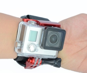 Correa de Muñeca para GoPro HERO4 <span class=keywords><strong>HERO3</strong></span>+, Soporte Original para Carcasa Impermeable, Banda para Surf, Snorkel y Grabación POV - Product Image 4