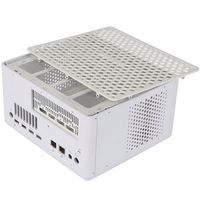 Boîtier de stockage NAS Mini ITX en métal avec cadre en aluminium, conception ouverte pour les projets de construction de serveurs de jeu personnalisés, mini tour PC