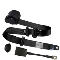 Ceinture de sécurité universelle à 3 points pour voiture, ceinture de sécurité rétractable automatique pour bus, camion, polyester haute résistance avec verrouillage d'urgence