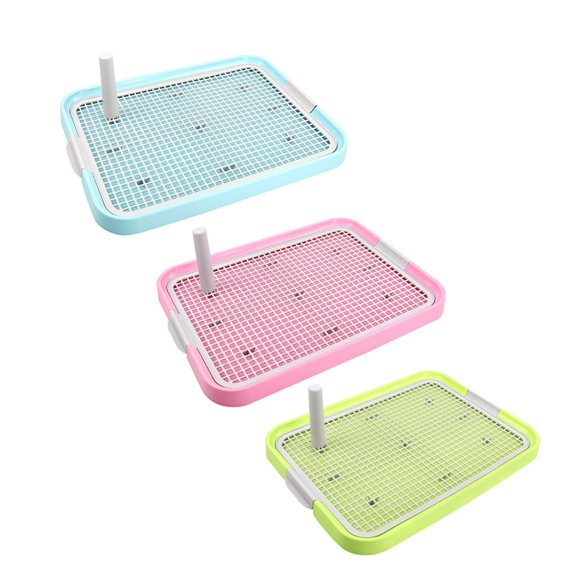 Wholesale Portable Fence Tray Pad Puppy Training Potty Indoor Dog Toilet, Plastic Pet Toilet, Corner Cat Toilet Cat Litter Box