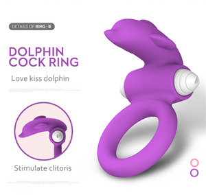 Anillos <span class=keywords><strong>de</strong></span> Retraso <span class=keywords><strong>de</strong></span> la Eyaculación con Estimulación del Clítoris, Punto G, Lengua Vibradora para Lamido del Clítoris, Anillo Vibrador para Parejas - Product Image 6