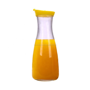 Brasil <span class=keywords><strong>boca</strong></span> ancha de vidrio de 1 litro de jugo de botella de agua de leche con tapa de PP - Product Image 1