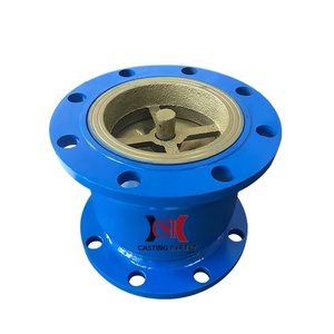 Válvula de Retención Vertical de Acero Inoxidable de Baja Presión, Tipo Silencioso, para Agua, Aceite y Gas, con Brida, PN10, PN16, DN50, DN100 - Product Image 1