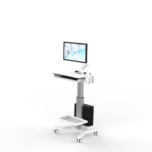 Carrello Postazione di Lavoro Dentale Mobile Moderno Regolabile in Altezza con Supporto per Tablet, Arredo Ospedaliero per Clinica Odontoiatrica e Uso Medico - Product Image 4
