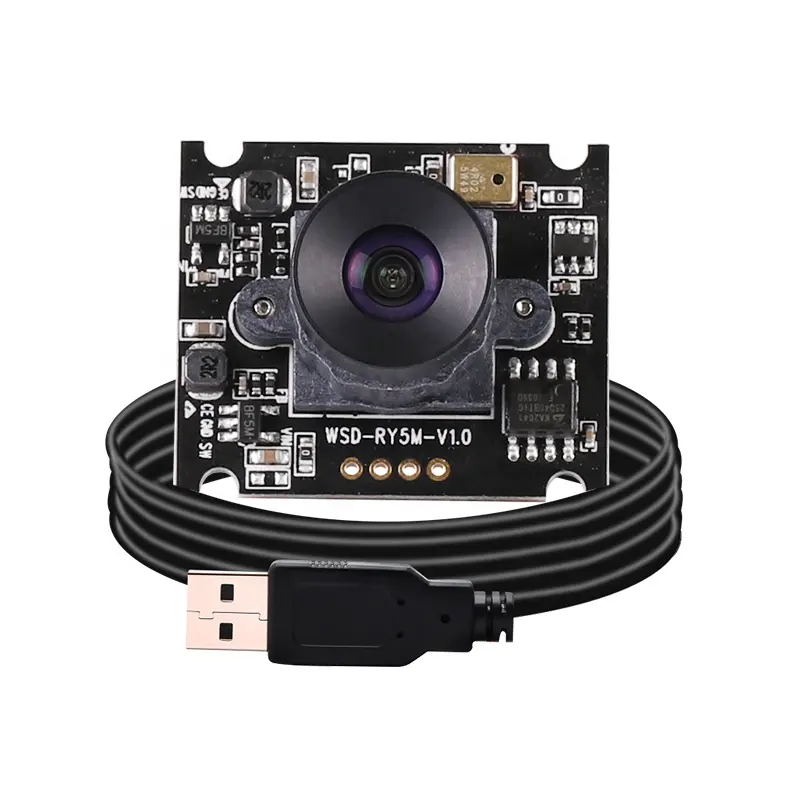 Kamera 5MP USB2.0 gratis Drive warna Video AF FF papan PCB Mini HD 1080P UVC USB cmos kamera modul dengan Mic