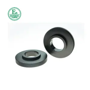 High quality nylon material plastic 0.4 gear module nylon helical gear wheel