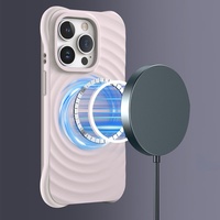 Coque antichoc populaire en silicone imitation couleur unie, moulée par injection, pour iPhone 17 Pro Max, avec protection magnétique sans fil
