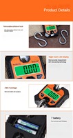 Vente chaude numérique Portable Commercial avec fonction de rétroéclairage maïs vache cochon poulet chien bétail volaille crochet balance