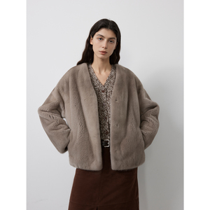 Cappotto Invernale da <span class=keywords><strong>Donna</strong></span> 2026, Design Lussuoso e Caldo, Personalizzabile, Collo Lungo, Taglio Dritto, Pelliccia con Fodera in Seta, Vendita all'Ingrosso - Product Image 6
