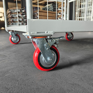 Carro de Almacenamiento de Carga con Jaula Rodante Plegable de Acero de Calidad Europea, Gran Capacidad, 500 kg de Carga - Product Image 5