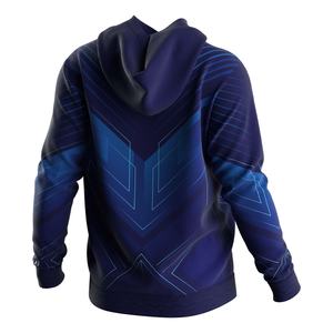 Sweat à capuche de lutte bleu respirant pour homme – Vêtement de sport confortable et durable pour l'entraînement et les loisirs - Product Image 3