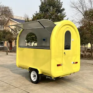 Mini cucina mobile all'aperto che pranza cibo auto hamburger hotdog caffè Fast food carrelli chiosco negozio di alimentari in vendita