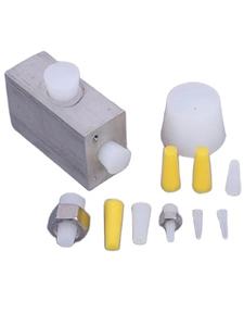 Hochtemperatur-Konische Silikonkautschuk-Stopfen Langlebige Endkappen Pulverbeschichtung Malerabdeckung Maßgeschnittener Verarbeitungsservice - Product Image 2