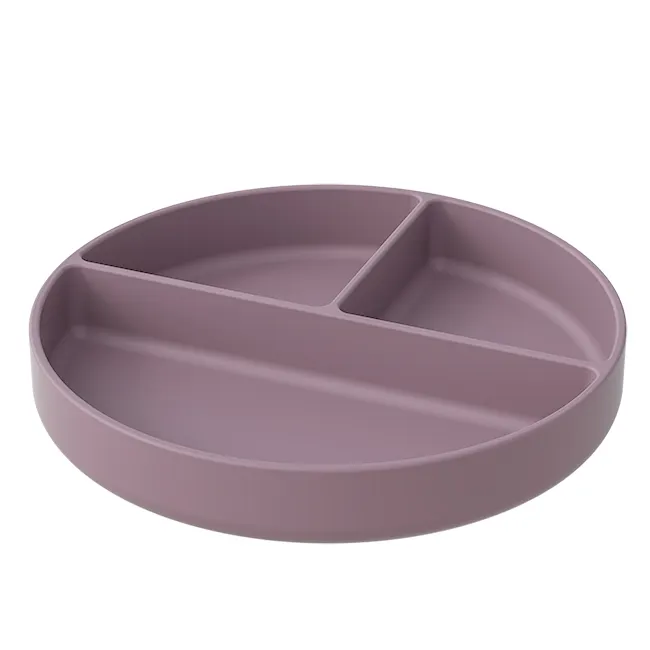 100% BPA free food grade stoviglie personalizzare piatti ciotola piatto di aspirazione piatto in silicone per la cena del bambino