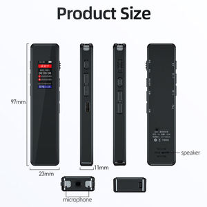 Grabadora de Voz Inteligente HD Personalizada de Fábrica con Reducción de Ruido, Grabación de Larga Distancia, Entrada de Audio Line-in, Pantalla de 1 Pulgada, Grabadora Inteligente con IA - Product Image 2