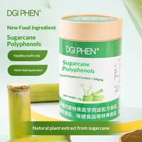 Matière première alimentaire : Polyphénols de canne à sucre à 20 %, extrait de canne à sucre, nouvelle ressource alimentaire, régulateurs d'acidité en stock