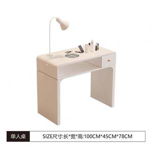 Mesa <span class=keywords><strong>de</strong></span> Manicura Moderna <span class=keywords><strong>de</strong></span> Madera para Salón, Mueble Comercial Ecológico y Fácil <span class=keywords><strong>de</strong></span> Limpiar para Sala <span class=keywords><strong>de</strong></span> Estar o Dormitorio - Product Image 4