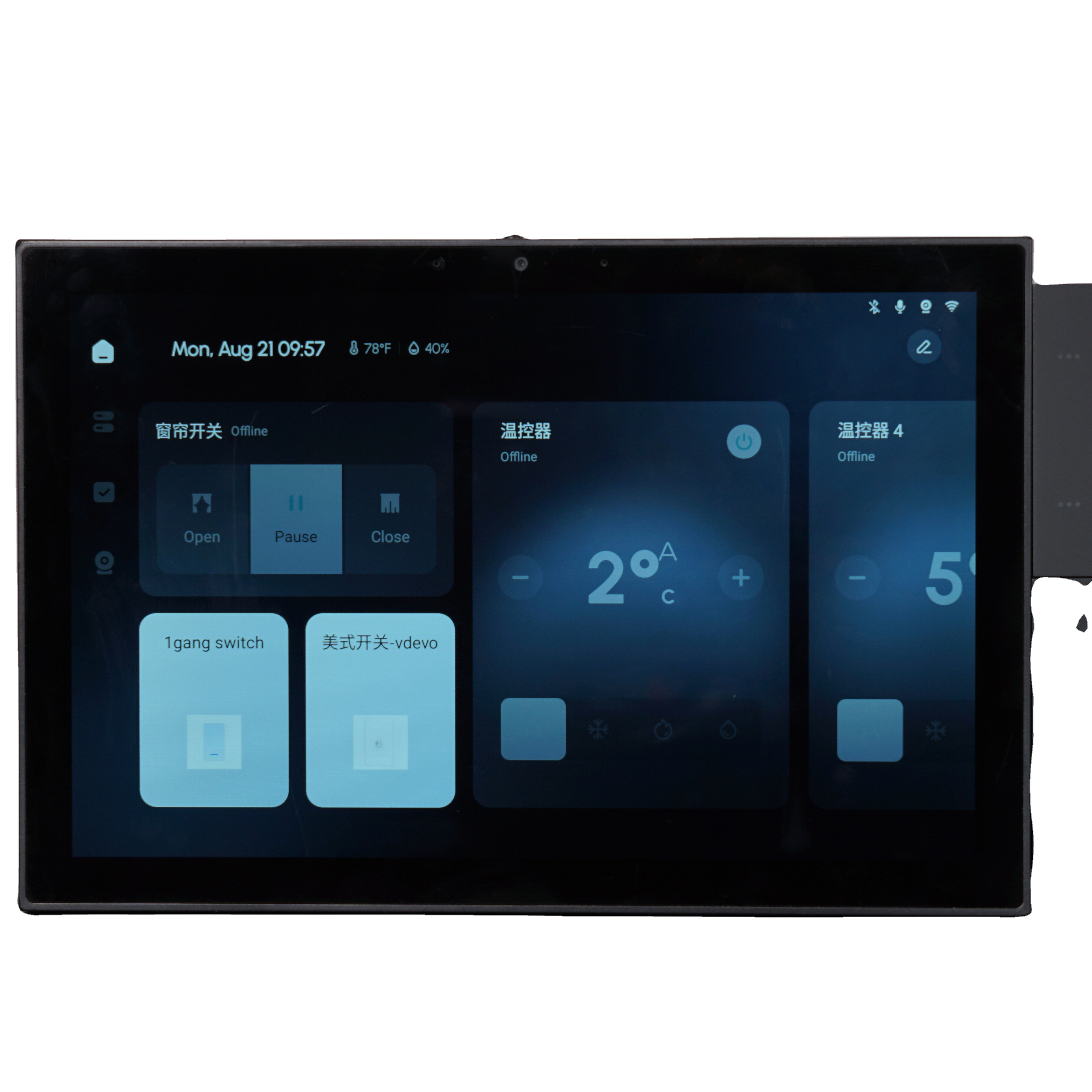 MOES Tuya Central Control Panel 10 Inch Smart Home System All in One Automation Wifi Zigbee Blue Tooth Gateway Built in · image 1