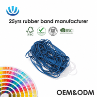 Bandas elásticas industriales ecológicas Wanlin, bandas de caucho natural fuertes e irrompibles, bandas elásticas azules para oficina.