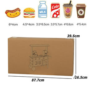 Centre d'activités de cuisine en bois d'extérieur de qualité commerciale pour les jeux imaginatifs et sociaux des enfants - Product Image 3