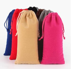 ถุงกำมะหยี่ทรงสี่เหลี่ยมผืนผ้า ขนาด 10x30 ซม. หลากสี พร้อมเชือกผูก สำหรับใส่ของขวัญงานแต่งงาน ขายส่ง 20 ชิ้น/ล็อต - Product Image 4