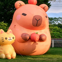 Modèle de Capybara Publicitaire Gonflable en PVC de Haute Qualité, Personnage de Dessin Animé, Mascotte pour la Décoration des Centres Commerciaux