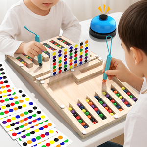 Gioco Educativo Montessori per l'Ordinamento dei Colori, Gioco da Tavolo Competitivo per l'Allenamento Mentale - Product Image 2