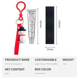 ลิปกลอสน้ำมันสีใสติดริมฝีปากออแกนิกลิปมันมีความชุ่มชื้นติดฉลากตามต้องการ - Product Image 5