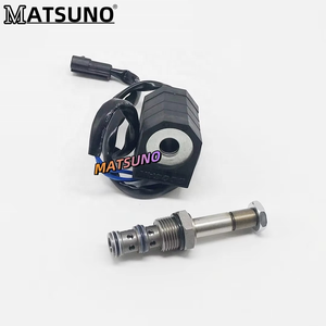 Válvula Solenoide para Maquinaria de Construcción <span class=keywords><strong>Doosan</strong></span> DH220-5 DH225-7, Conjunto de Bobina 12V 24V, Modelos 519-00001 519-00003 2519-9008 - Product Image 3