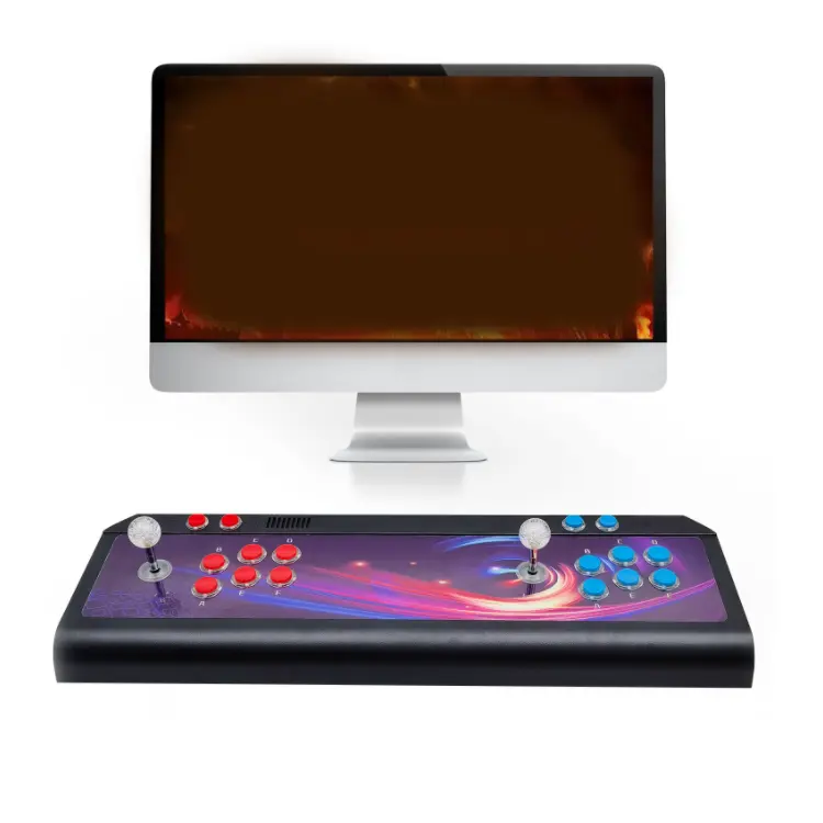 2023 New Nostalgic Double Wired TV All-In-One Retro Game Joystick Arcade Video Game Consoles