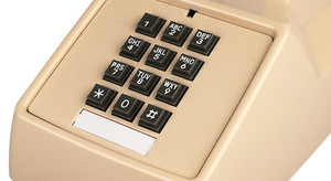 Téléphone Classique Rétro en Bois avec Sonnette Mécanique en Métal, Téléphone Filaire <span class=keywords><strong>Fixe</strong></span> de Style Américain - Product Image 6