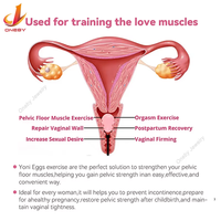 Offre Spéciale : Ensemble de baguettes et œufs de Yoni en quartz rose naturel, écologiques, pour l'exercice vaginal féminin