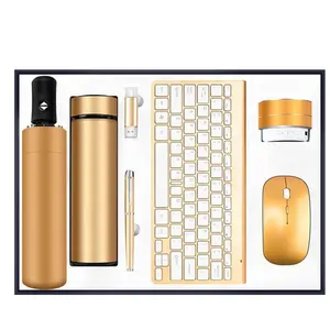 2023 luxury office custom logo Corporate Souvenir Gift items Flask Stationary Vip Client Promotional & Business gift set for men