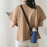 Sac à bandoulière avec logo personnalisé pour porte-bouteille d'eau