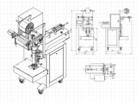 Machine voor het vullen van dikke vloeistoffen met suspensievulling voor fruitpulp, nectar, puree, mango, guave in zakjes