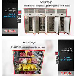 Congélateur-chiller commercial 5 plateaux en acier inoxydable 304, système conforme HACCP pour les boutiques de crème glacée, de gelato et de pâtisserie - Product Image 3
