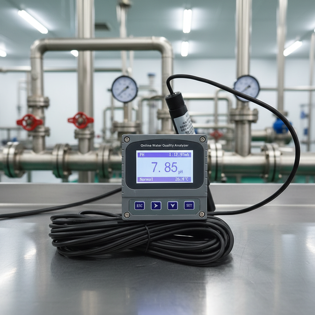 Industrial Online pH ORP Meter 4-20mA RS485 Digital Water Quality Controller Monitor for Cooling Tower
