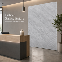Panel Dinding SPC Tahan Api Bebas Formaldehida Tekstur Kaya Tahan Air untuk Pelapis Dinding Interior Modern Sekolah
