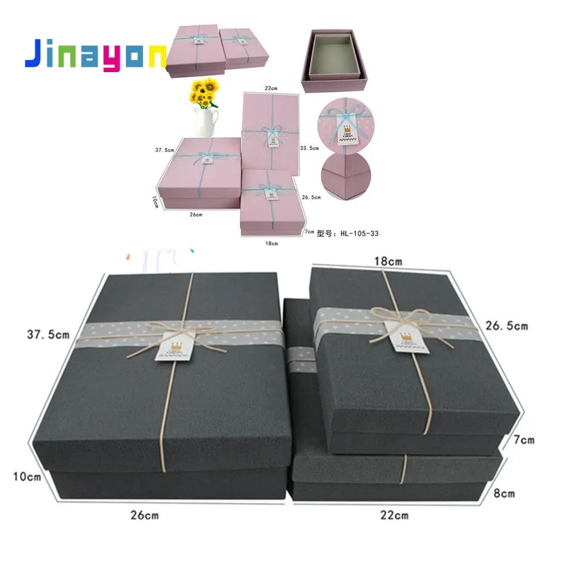 Jinayon Hersteller Liefern Modische Geschenk Boxen mit Striped Muster für Weihnachten Valentinstag