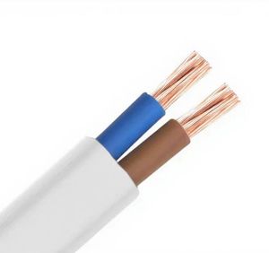 <span class=keywords><strong>Gaine</strong></span> blanche solide câble électrique plat à 2 conducteurs 1.5-2.5-4 tailles décoration de la maison climatiseur utiliser la norme nationale - Product Image 1