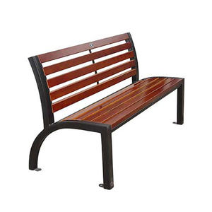 आउटडोर फर्नीचर प्राचीन पुनर्नवीनीकरण प्लास्टिक लकड़ी बेंच सीट के बाहर पार्क बैठने वाली बेंच सार्वजनिक उद्यान में लकड़ी की कुर्सी - Product Image 2