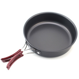 Ustensiles de cuisine portables pour le camping en plein air, casserole en alliage d'aluminium anodisé avec couvercle pour la randonnée et le trekking - Product Image 4
