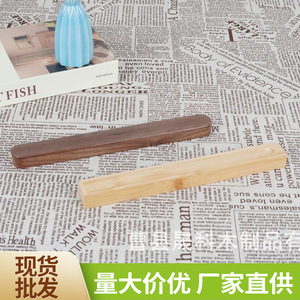 Caja de Almacenamiento para Palillos de Bambú Estilo Japonés, Organizador de Cubiertos Portátil de Madera de Nogal, Rectangular, para Viajes y Uso Doméstico - Product Image 5