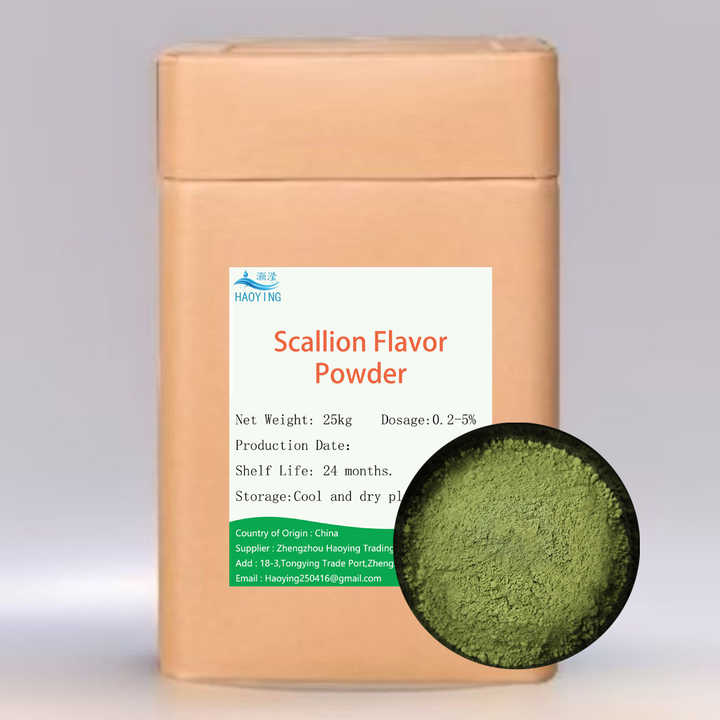 Processed Scallion Instant-Dissolving Scallion Flavor Powder Baked Dried Process for ...
