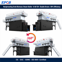 Harga Pabrik Boiler Uap Biomassa Arang Batu Tipe Grate Reciprocating, Boiler Multi Bahan Bakar/Dual Fuel untuk Dijual