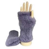 Gants en fourrure de vison véritable pour femmes, gants tricotés à la main avec demi-doigts, mode au prix d'usine, vente en gros