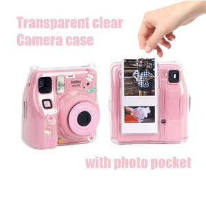 Sac Housse Transparent Protecteur Durable et Résistant aux Rayures/Chutes pour Appareil <span class=keywords><strong>Photo</strong></span> <span class=keywords><strong>Instax</strong></span> <span class=keywords><strong>Mini</strong></span> SE avec Rangement de Photos et Bandoulière - Product Image 1