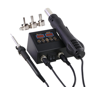 8898 2-in-1 Alat Solder dan Hot Air Gun Digital dengan Layar, Stasiun Solder untuk Pengelasan, Perbaikan, dan Rework Ponsel, BGA, SMD, PCB, IC - Product Image 4