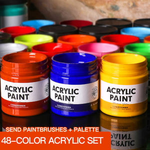 Rubens Factory, produit phare, pigment <span class=keywords><strong>acrylique</strong></span> de haute qualité, 48 couleurs, vente en <span class=keywords><strong>gros</strong></span>, <span class=keywords><strong>tube</strong></span> unique de 100 ml - Product Image 4